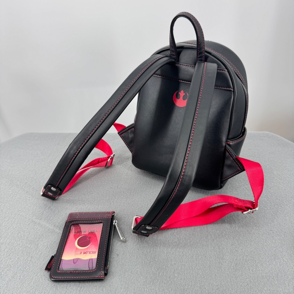 Loungefly Star Wars Han Solo Princess Leia I Love You I Know Mini Backpack Set - Picture 2 of 12